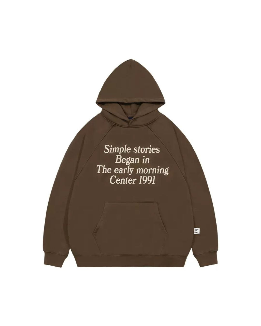 Lettering Print Hoodie　HD048