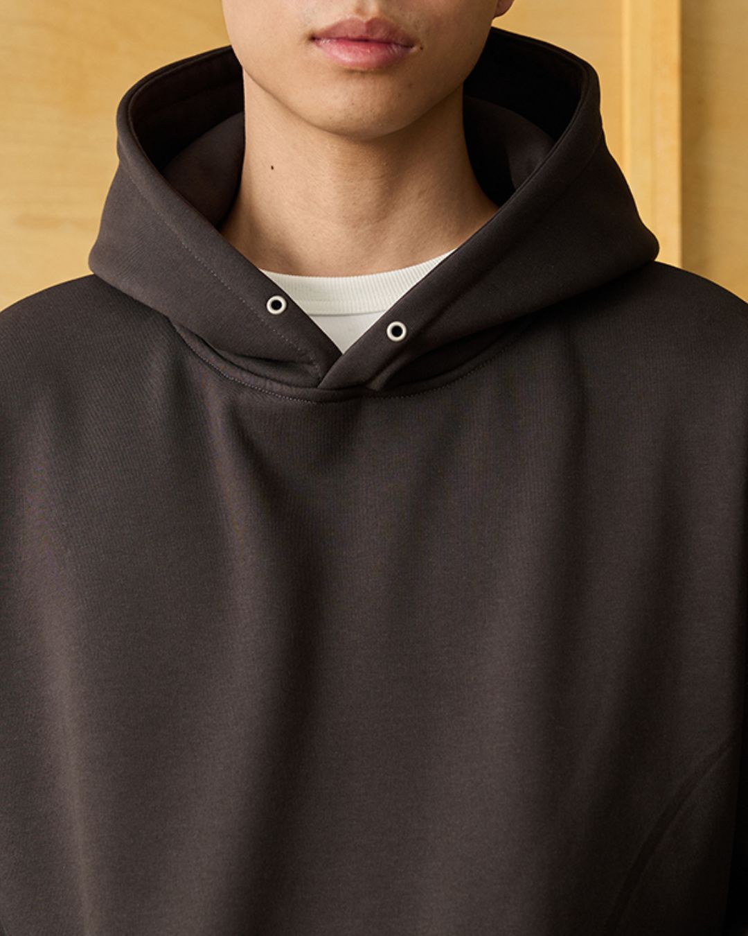 Basic Cropped Hoodie　HD075