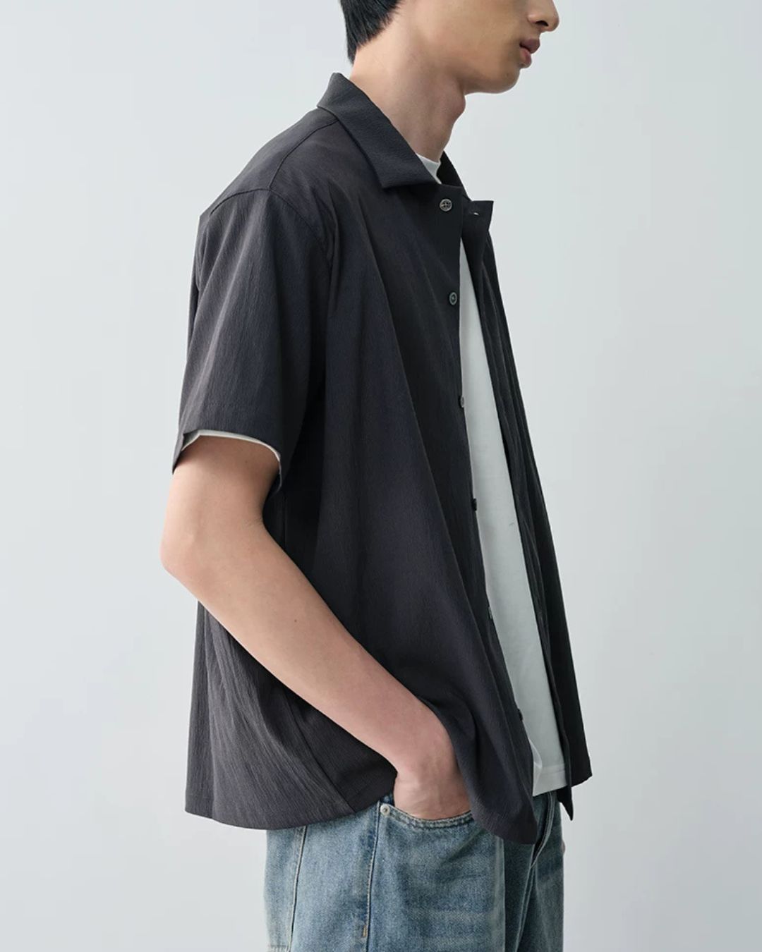 Draped Clean Fit Shirt　SS088