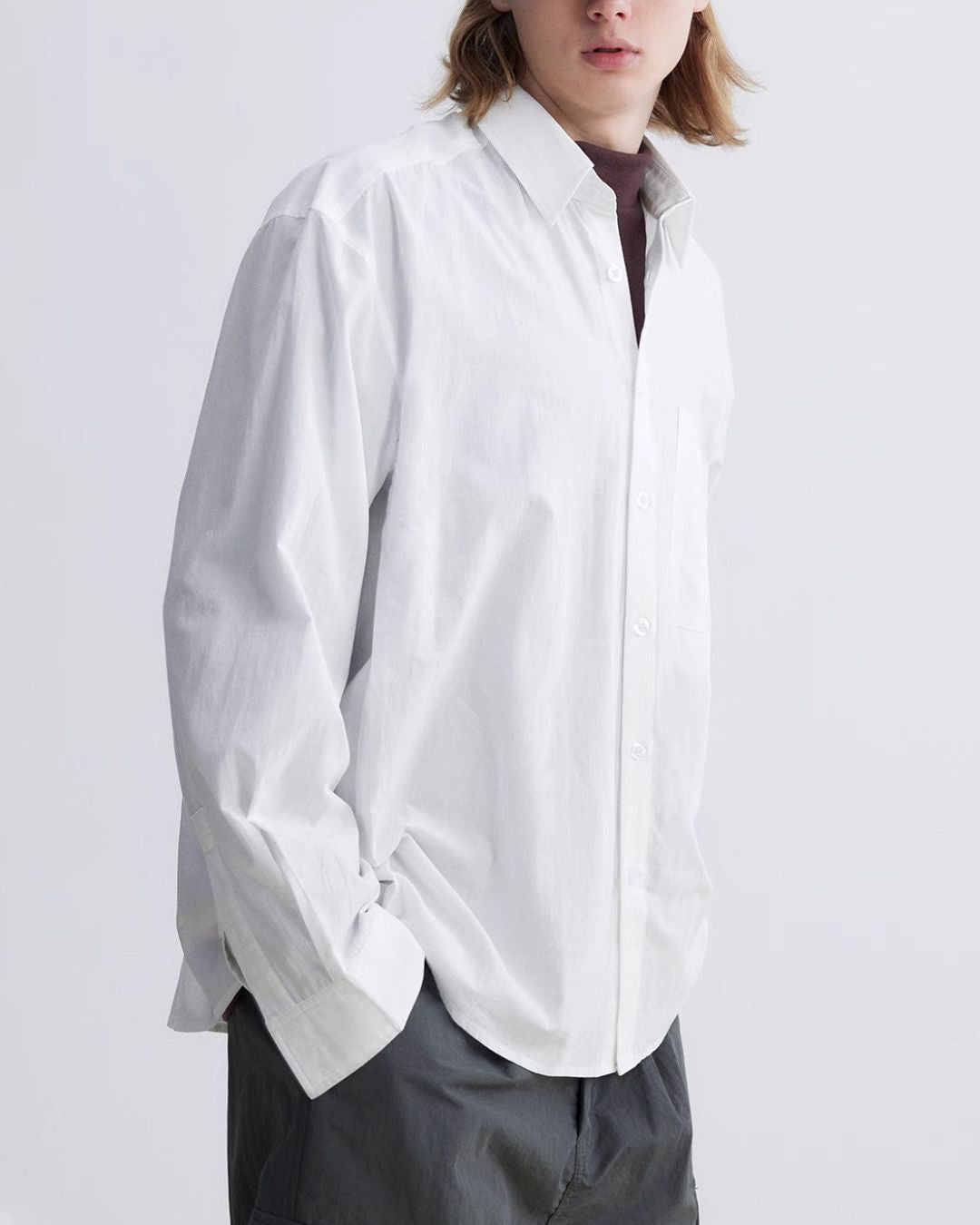 Basic Clean Shirt　LS068