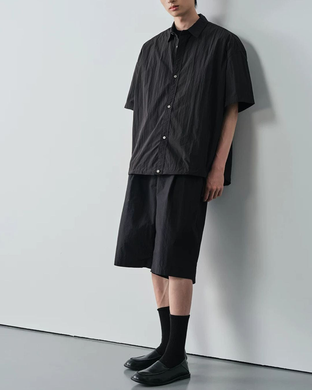 Drawstring Box Shirt　SS091