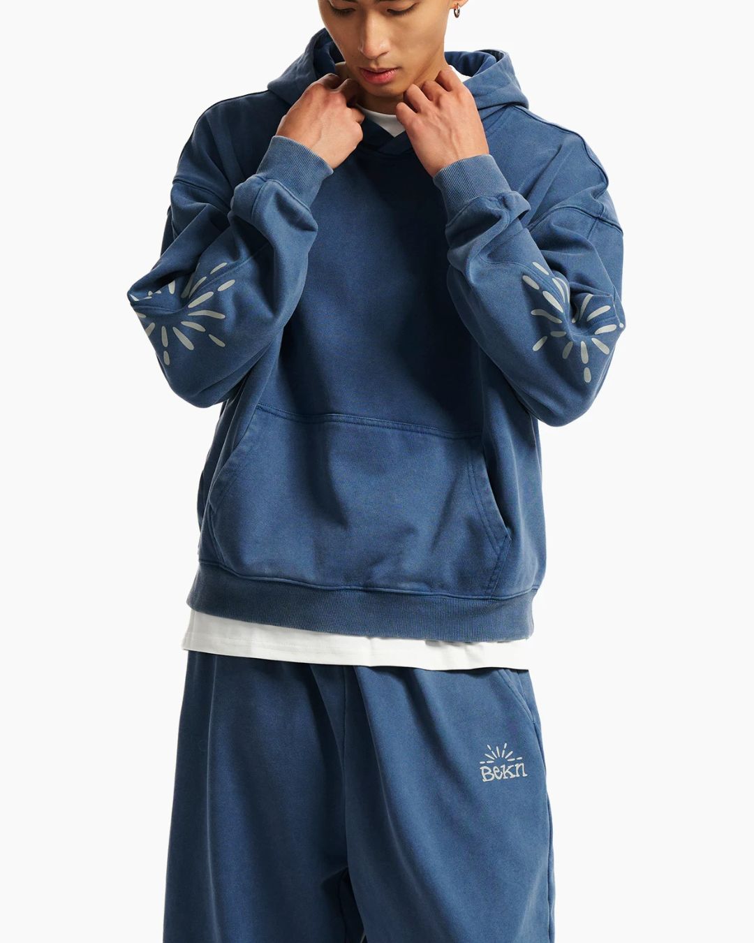 Washed Sunburst Hoodie　HD082