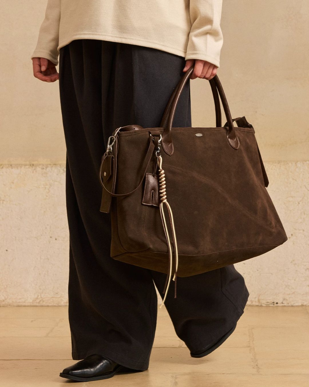 Multi-way Suede Tote Bag　BG017