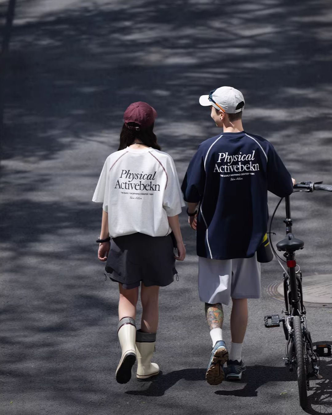 Color Stitch Logo T-shirt　ST177