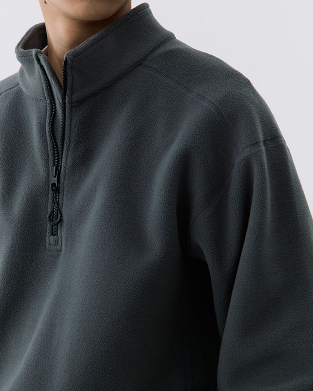 Fleece Half-zip Sweat　SW095