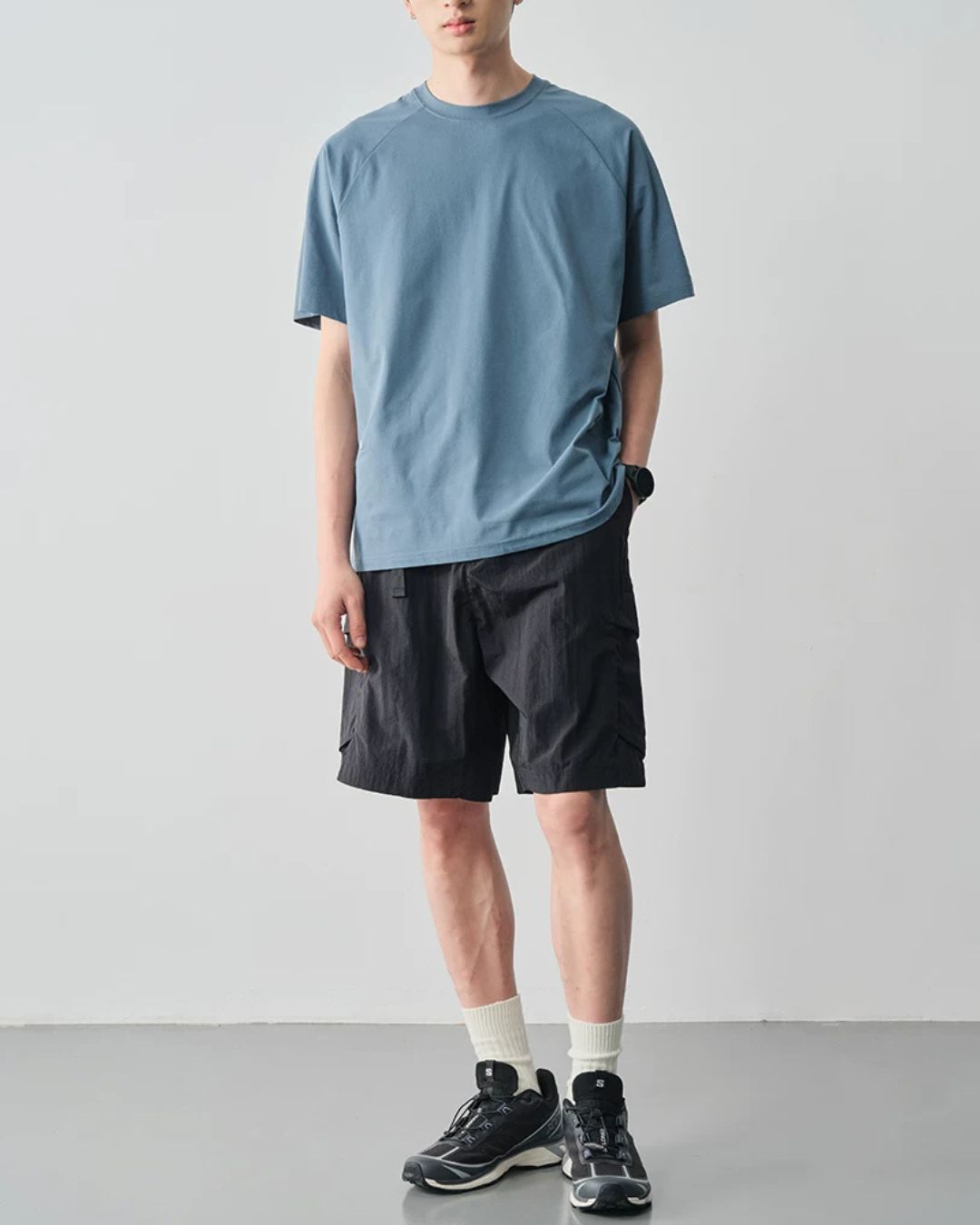 Reflective Raglan T-shirt　ST203