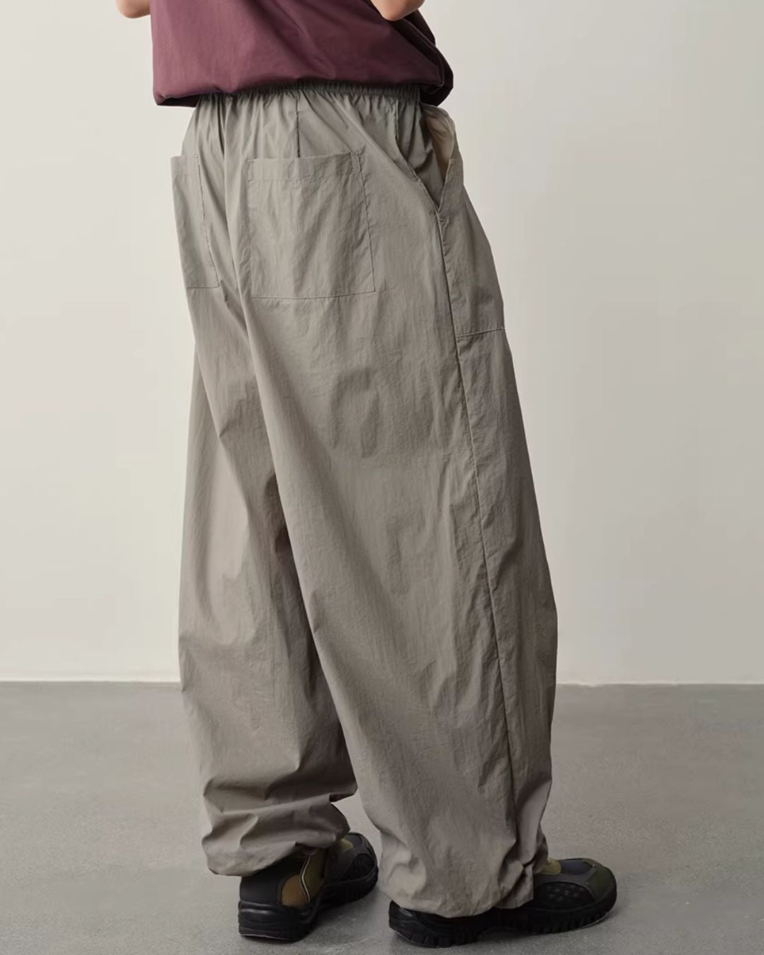 【10日以内お届け】Water-repellent Drawstring Pants　WP097