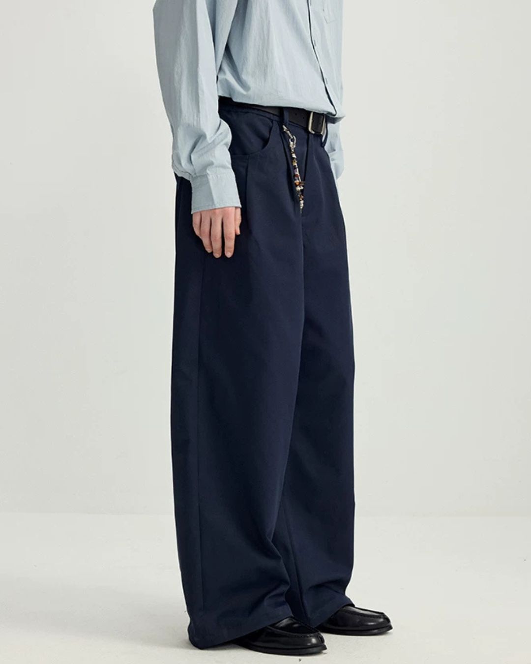 Flap Pocket Straight Wide Pants　WP101