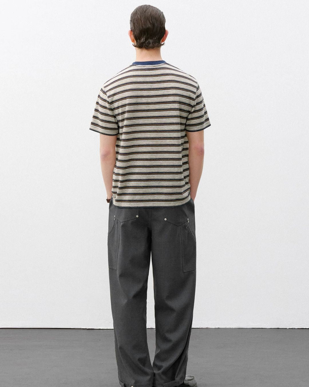 Vintage Multi-Border T-Shirt　ST205