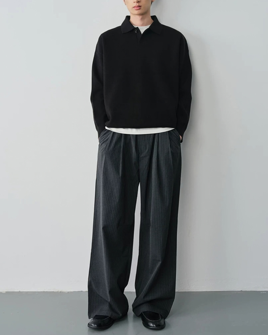 Relaxed Polo Knit　KN055