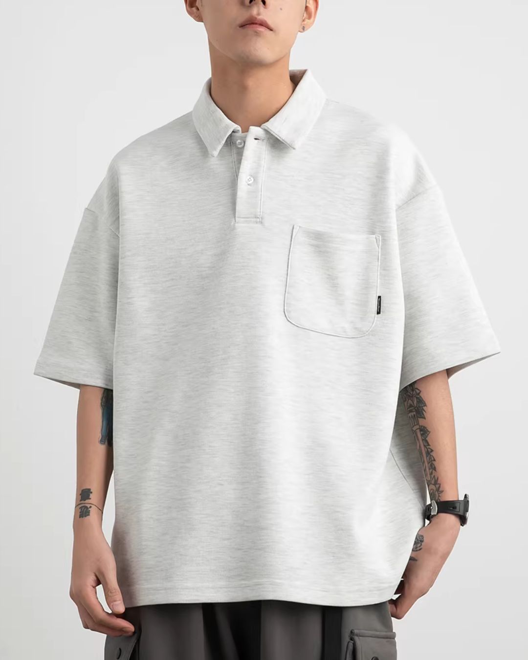 【10日以内お届け】Heavy Weight Basic Polo Shirt　SS078
