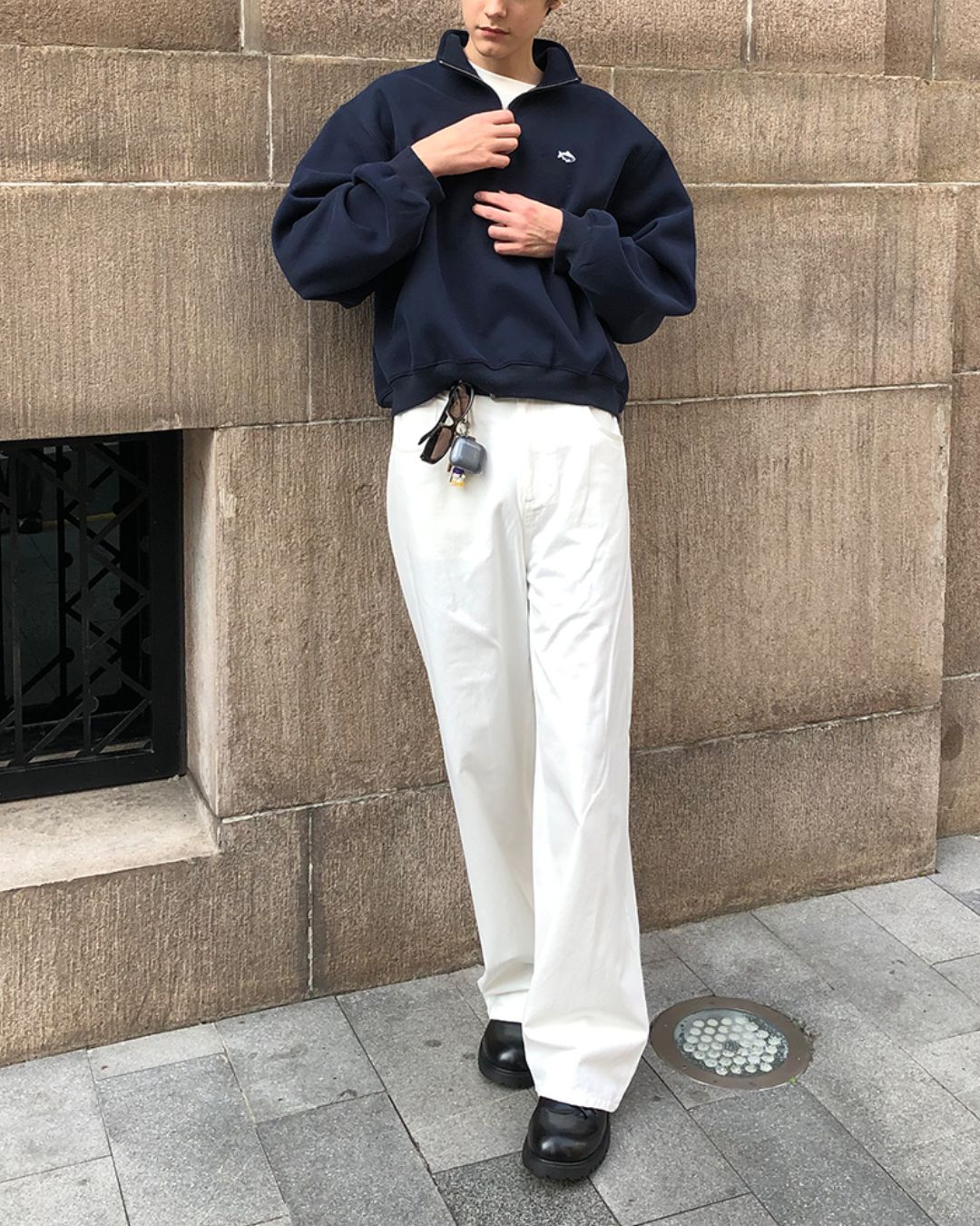 Half-Zip Sweat Pullover　SW091