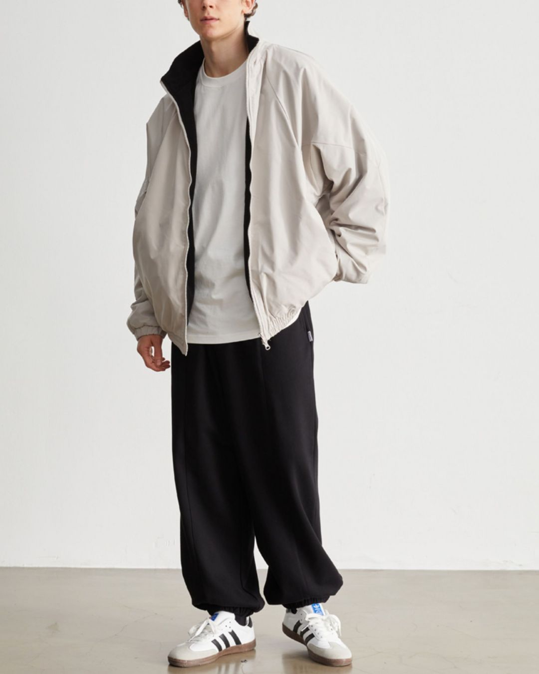 【10日以内お届け】Double Zipper Fleece Jacket　JK245