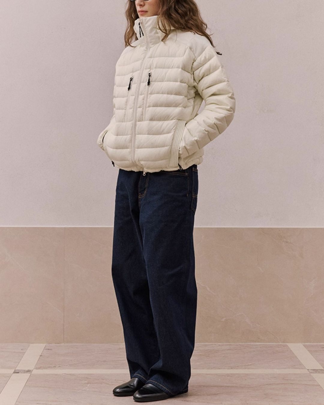 Non-wash Loose Straight Jeans　DP053