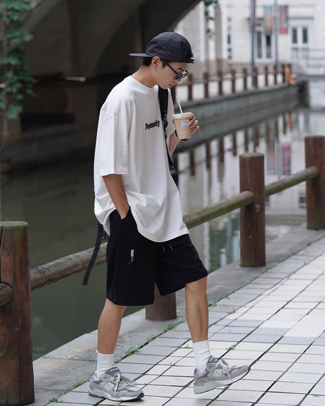 Oversize Logo T-shirt　ST071