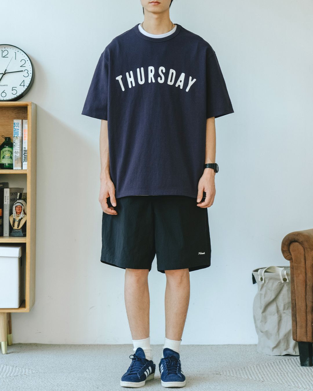 Nylon Logo Half Pants　SP021