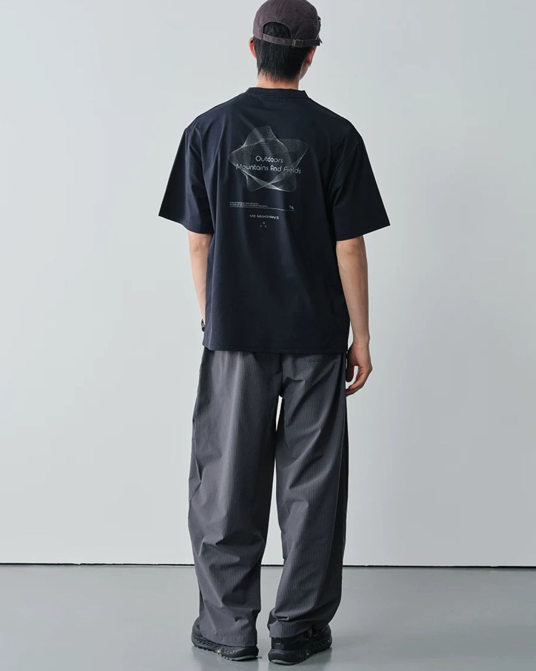 Seersucker Stripe Wide Pants　WP109