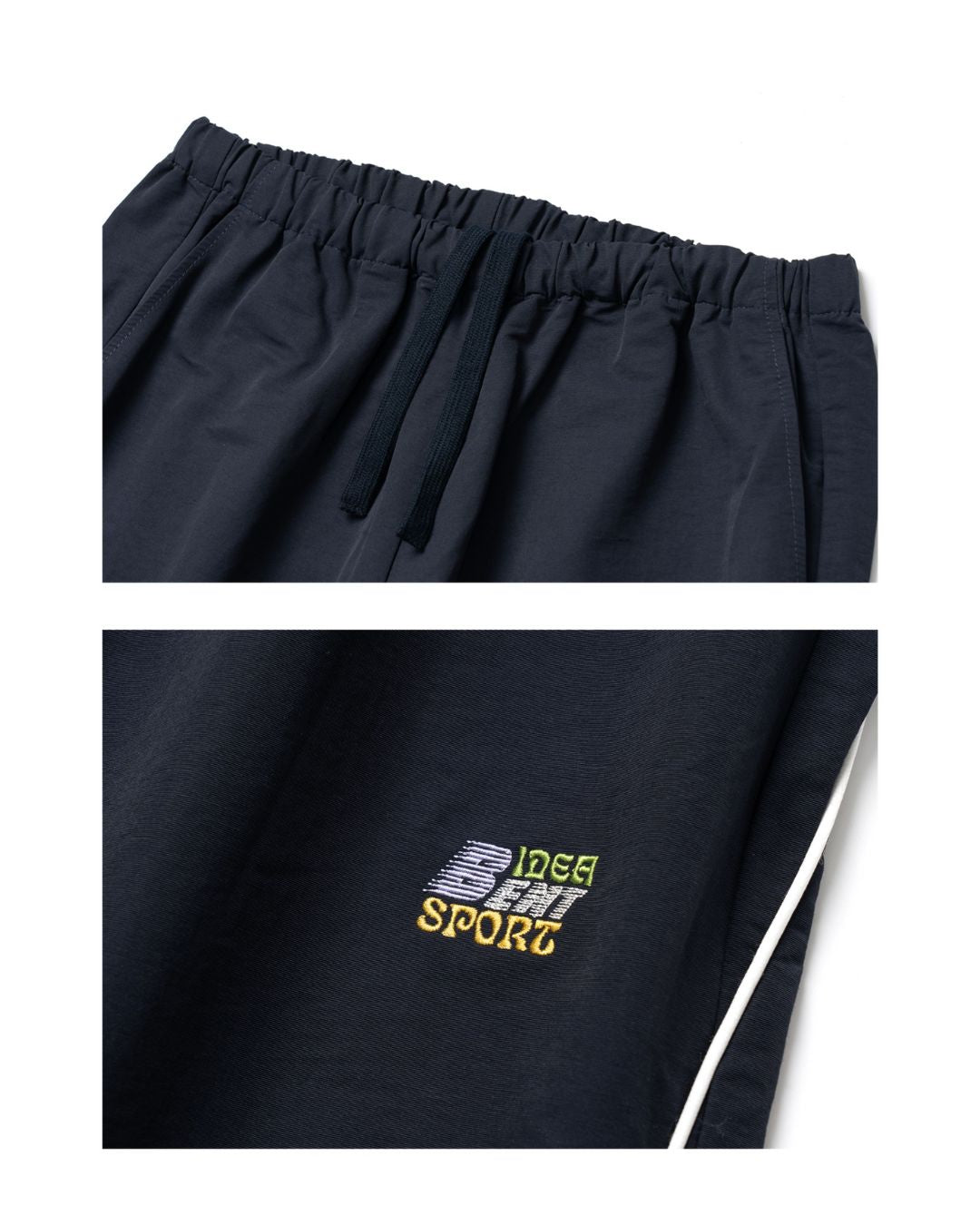Side Line Drawstring Wide Pants　WP087