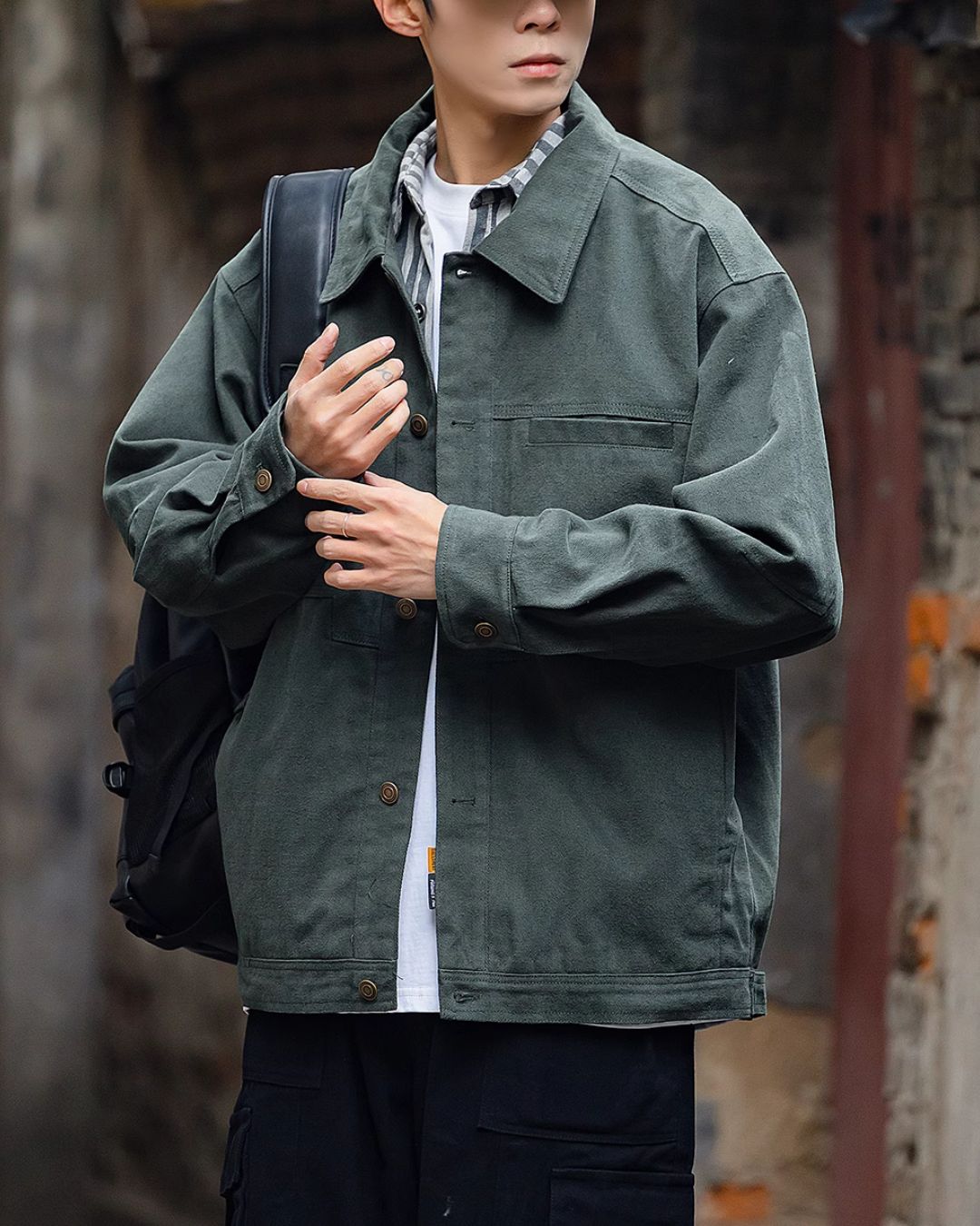 【グリーン 一週間以内に発送】Military Work Jacket　JK106