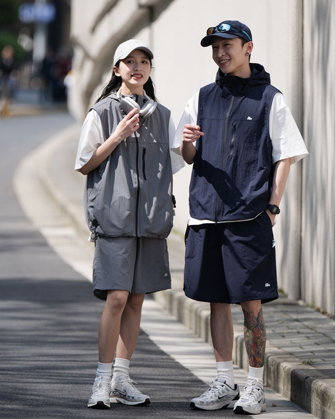 【10日以内お届け】Casual Hooded Vest　VT016