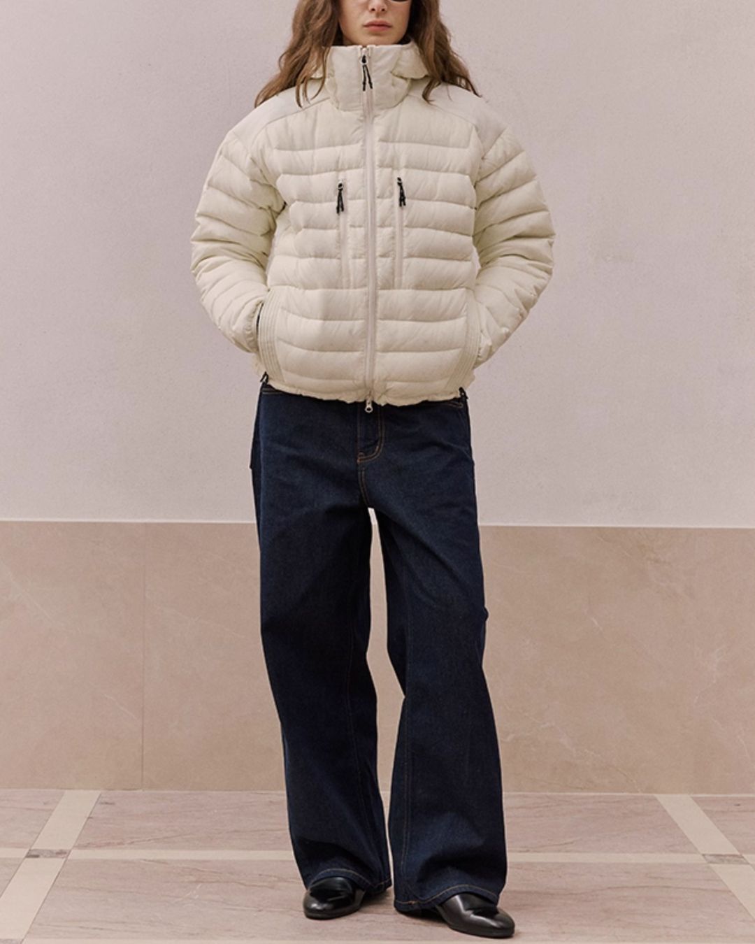 Non-wash Loose Straight Jeans　DP053