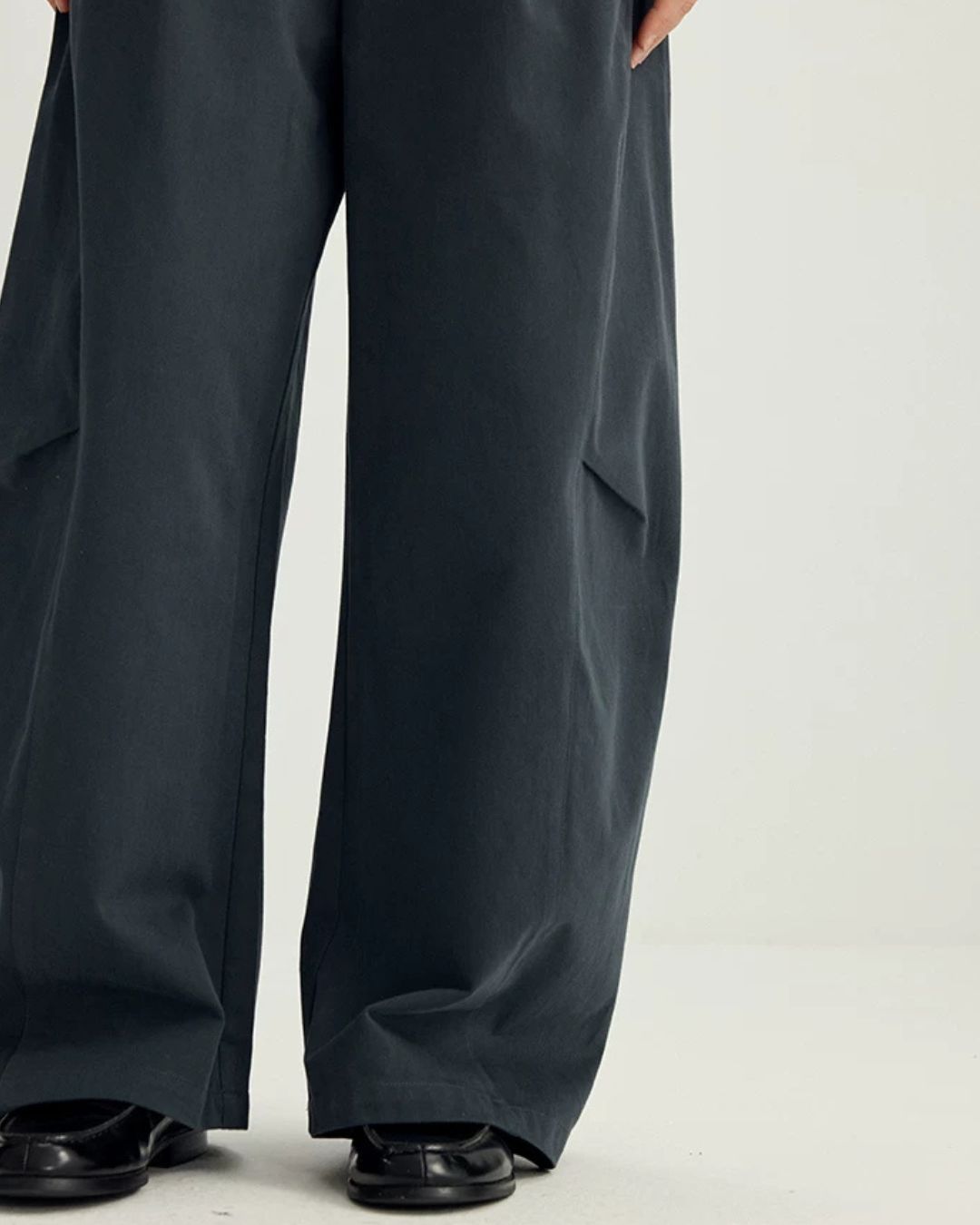 Washed Cotton Side-tuck Pants　WP100
