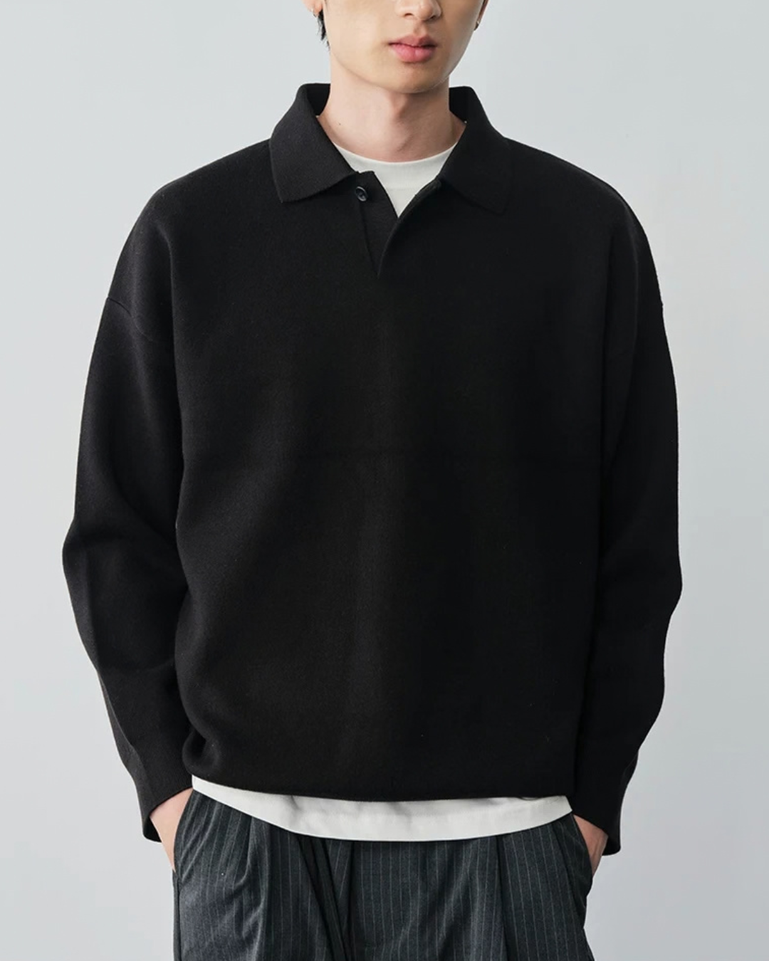 Relaxed Polo Knit　KN055