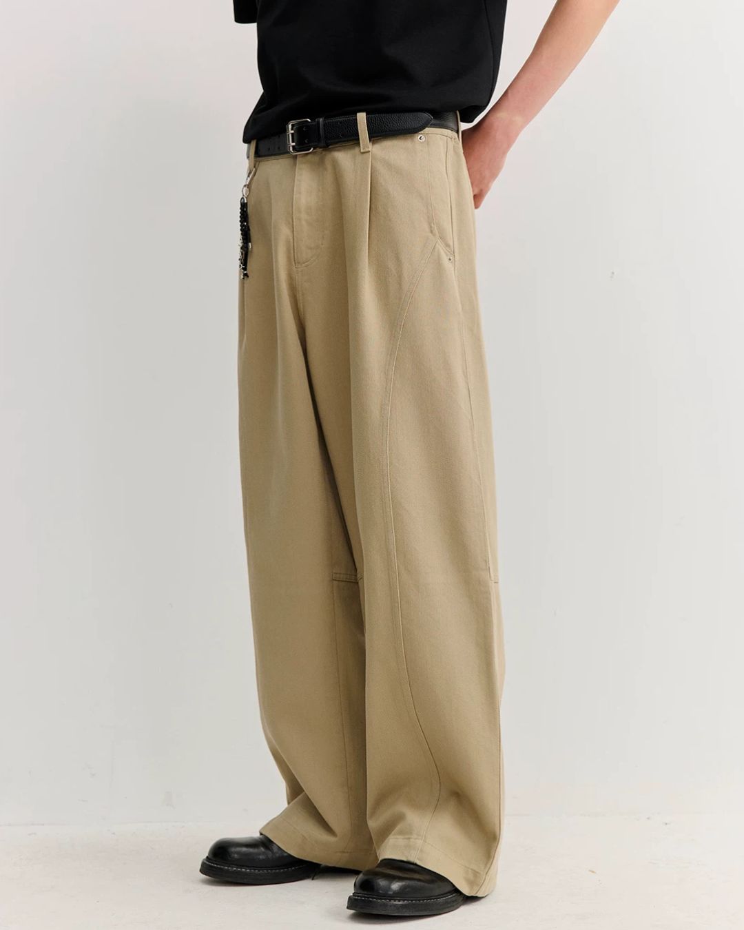Lyocell-blend Curved Pants　WP113