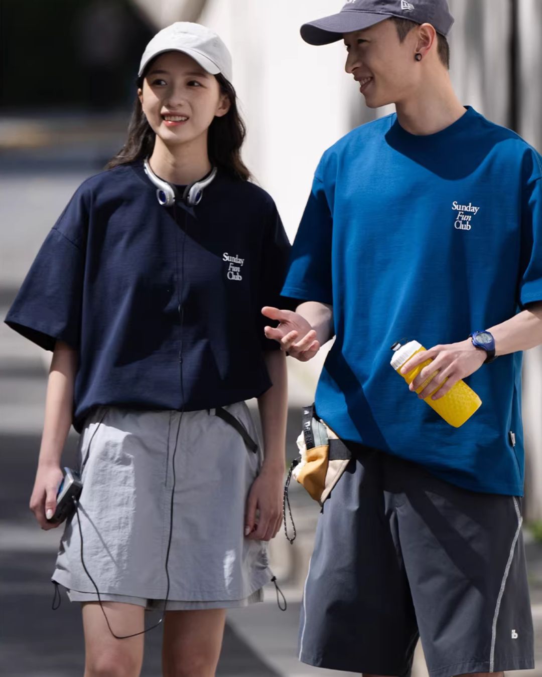 【10日以内お届け】Cotton Letter Print T-shirt　ST176