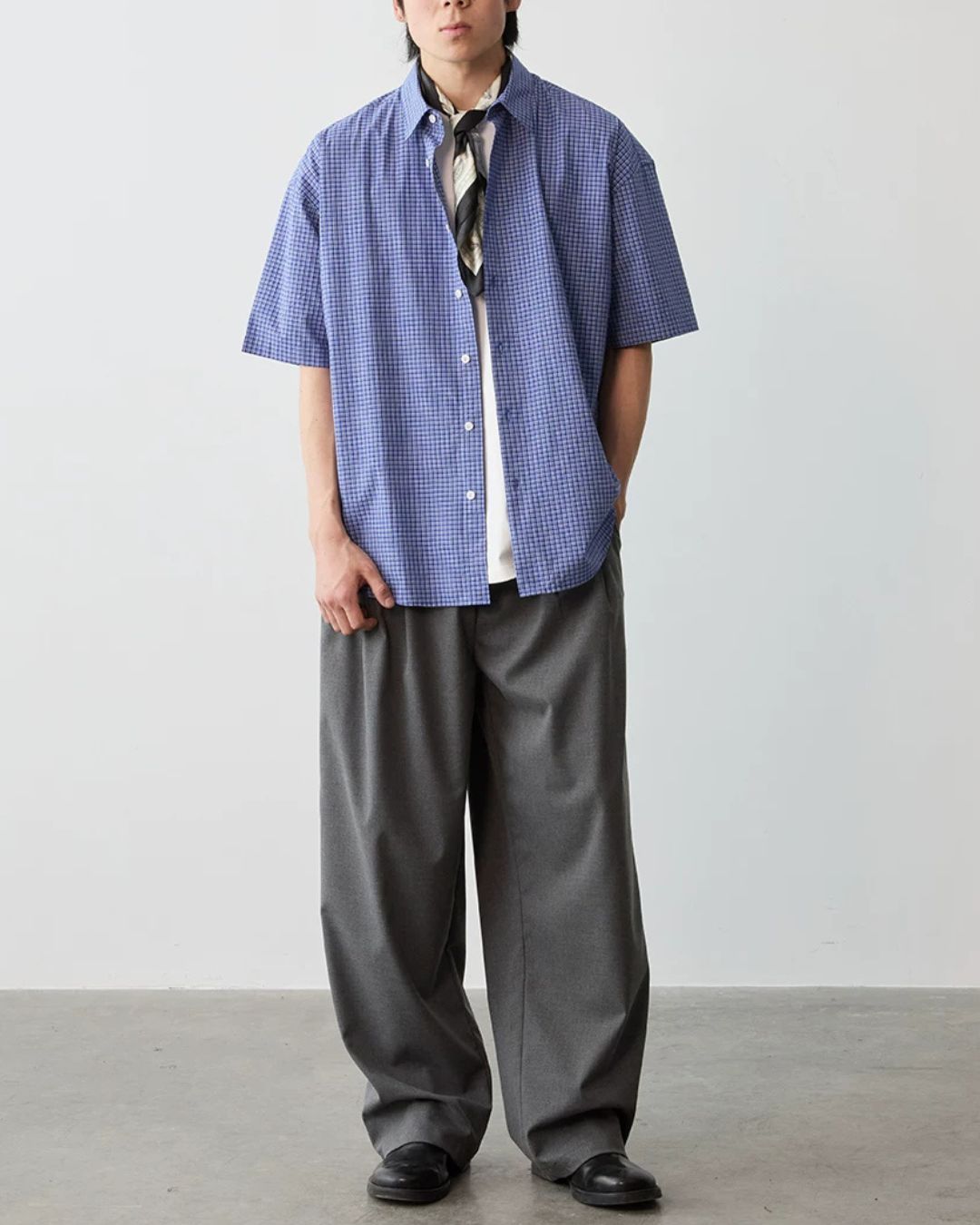 Waist String Pleated Pants　WP103
