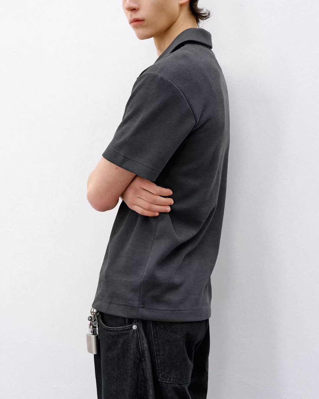 Seagull Collar Polo Shirt　SS077