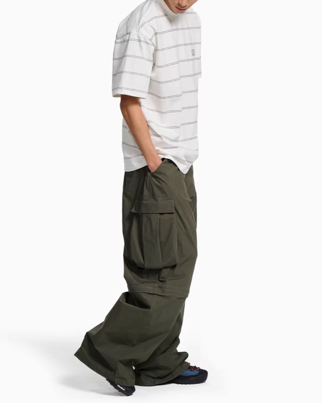 2-Way Wide Cargo Pants　WP096
