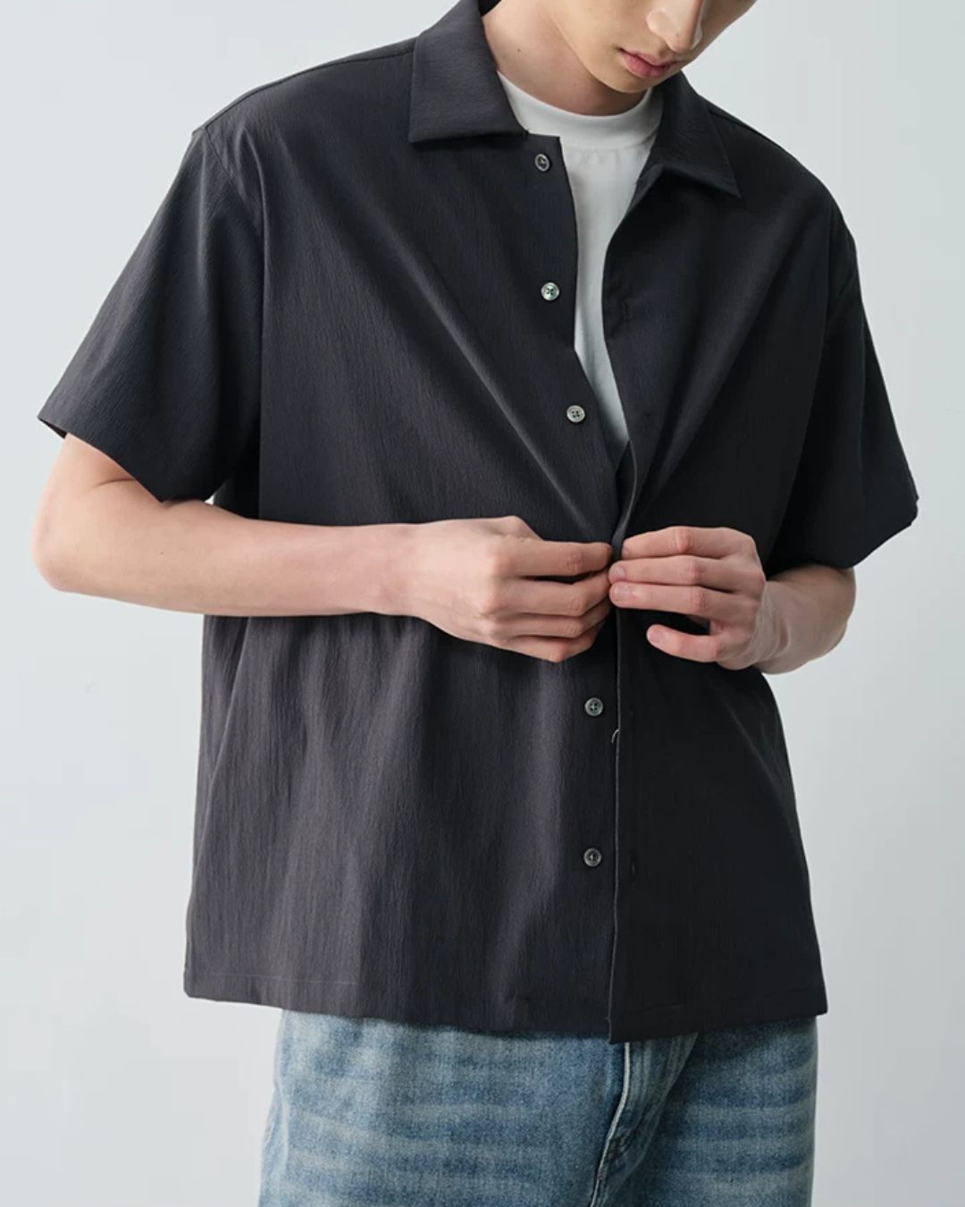Draped Clean Fit Shirt　SS088