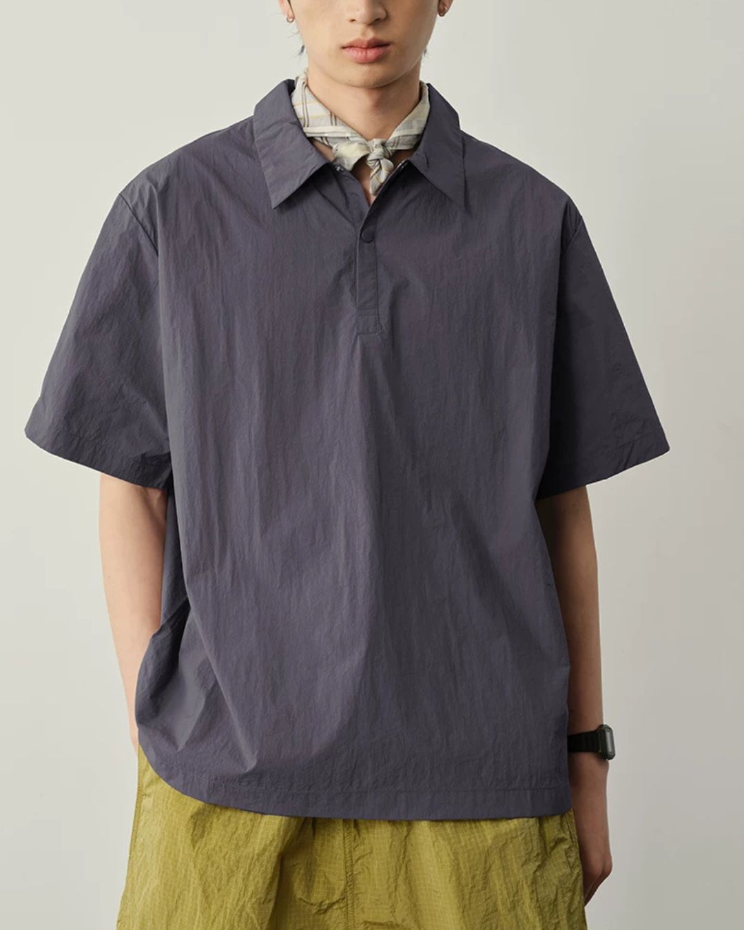 Half-Snap Button Shirt　SS081