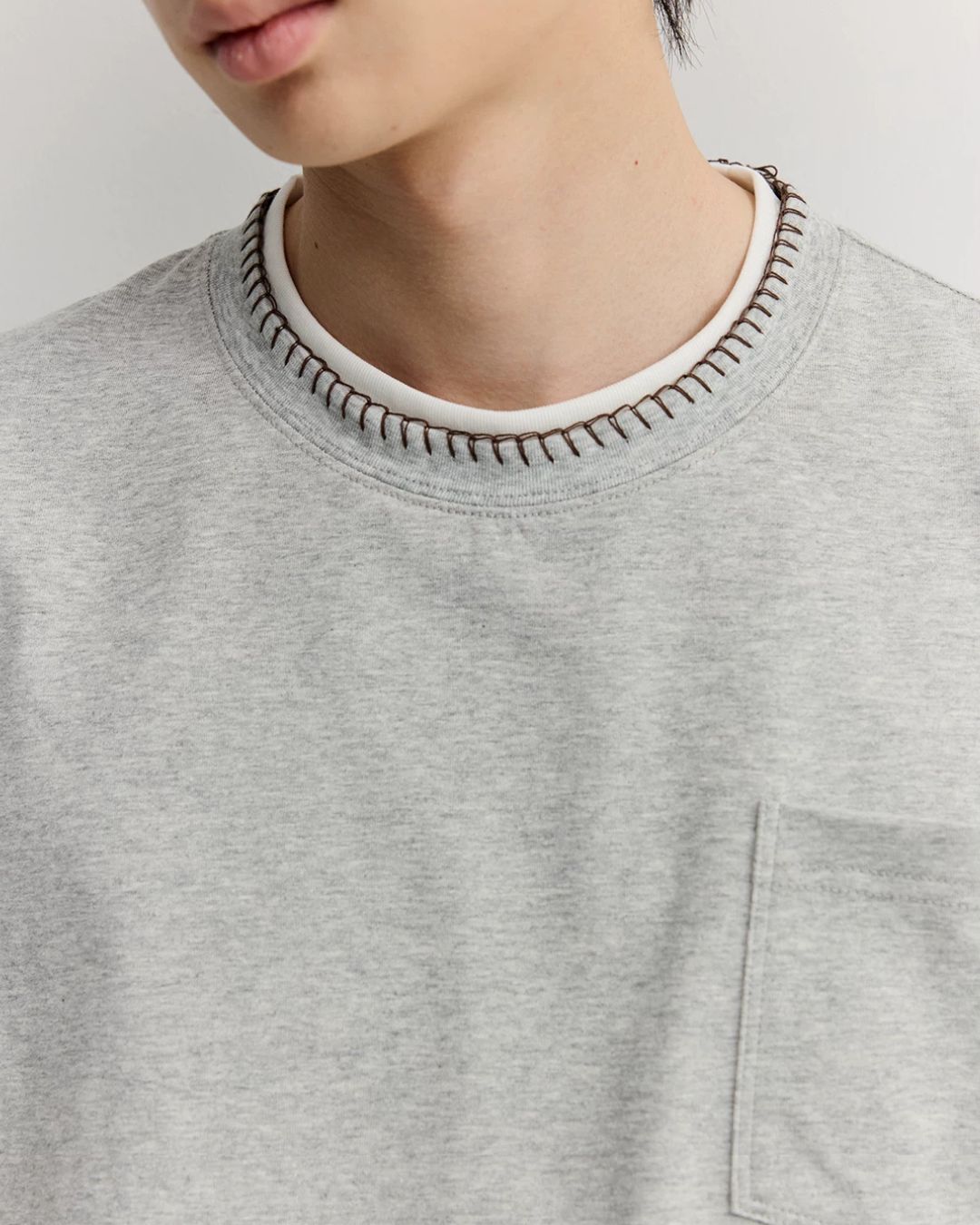 Contrast Stitch Cool T-Shirt　ST223