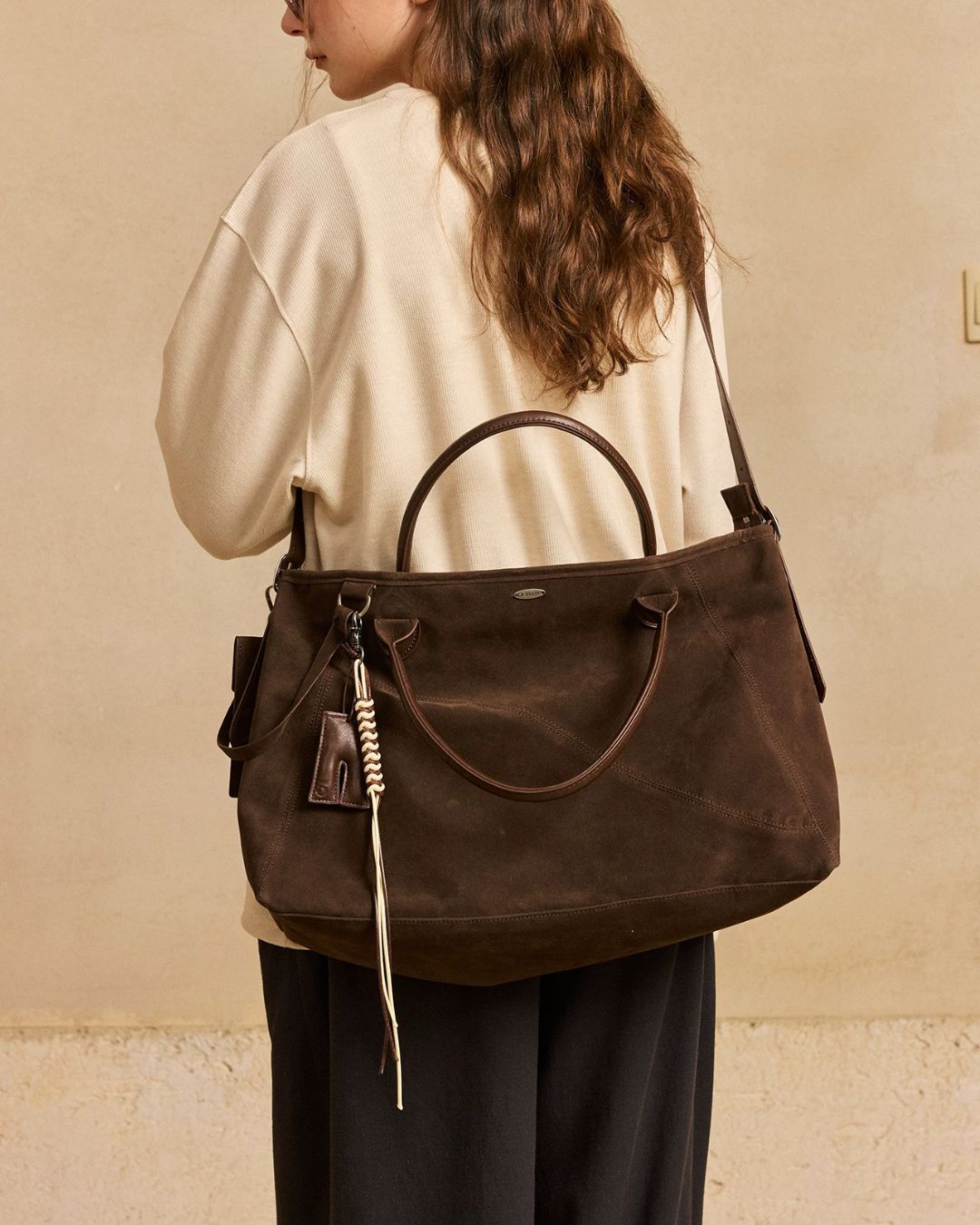 Multi-way Suede Tote Bag　BG017