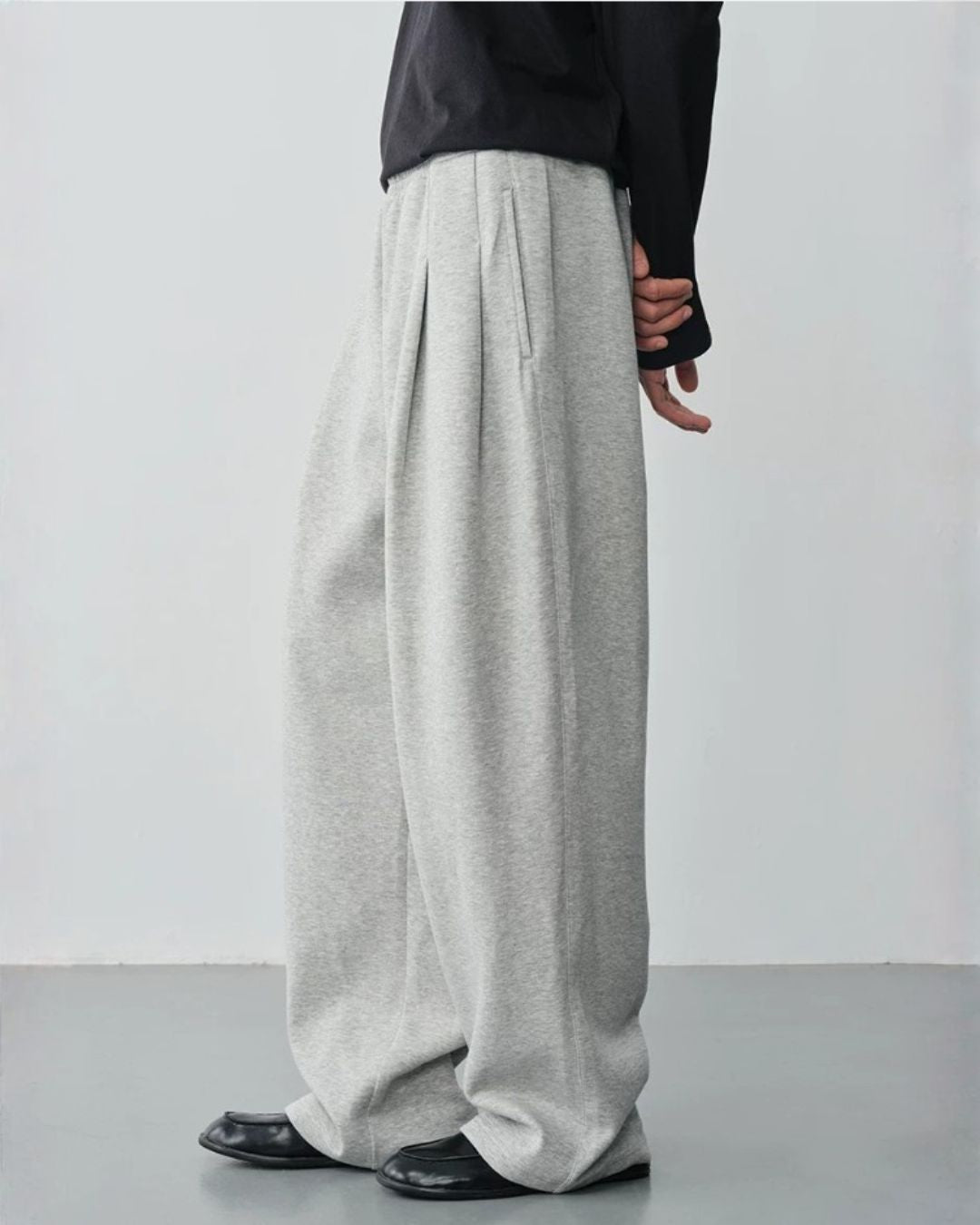Sweat Tuck Wide Pants　TP030