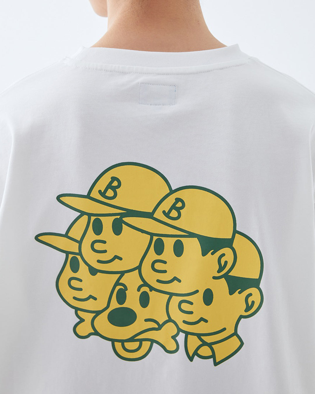 Back Print Baseball T-shirt　LT036