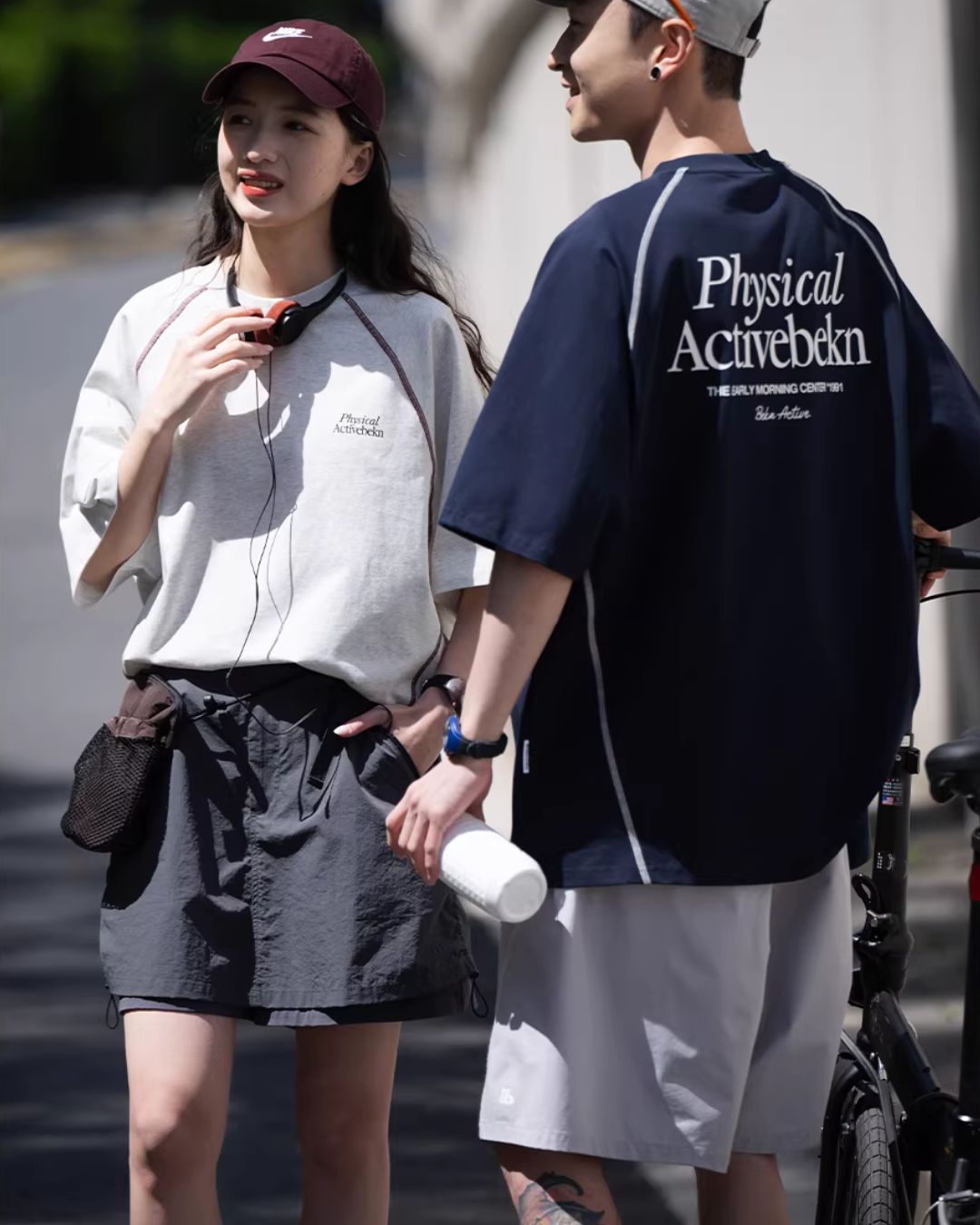 Color Stitch Logo T-shirt　ST177