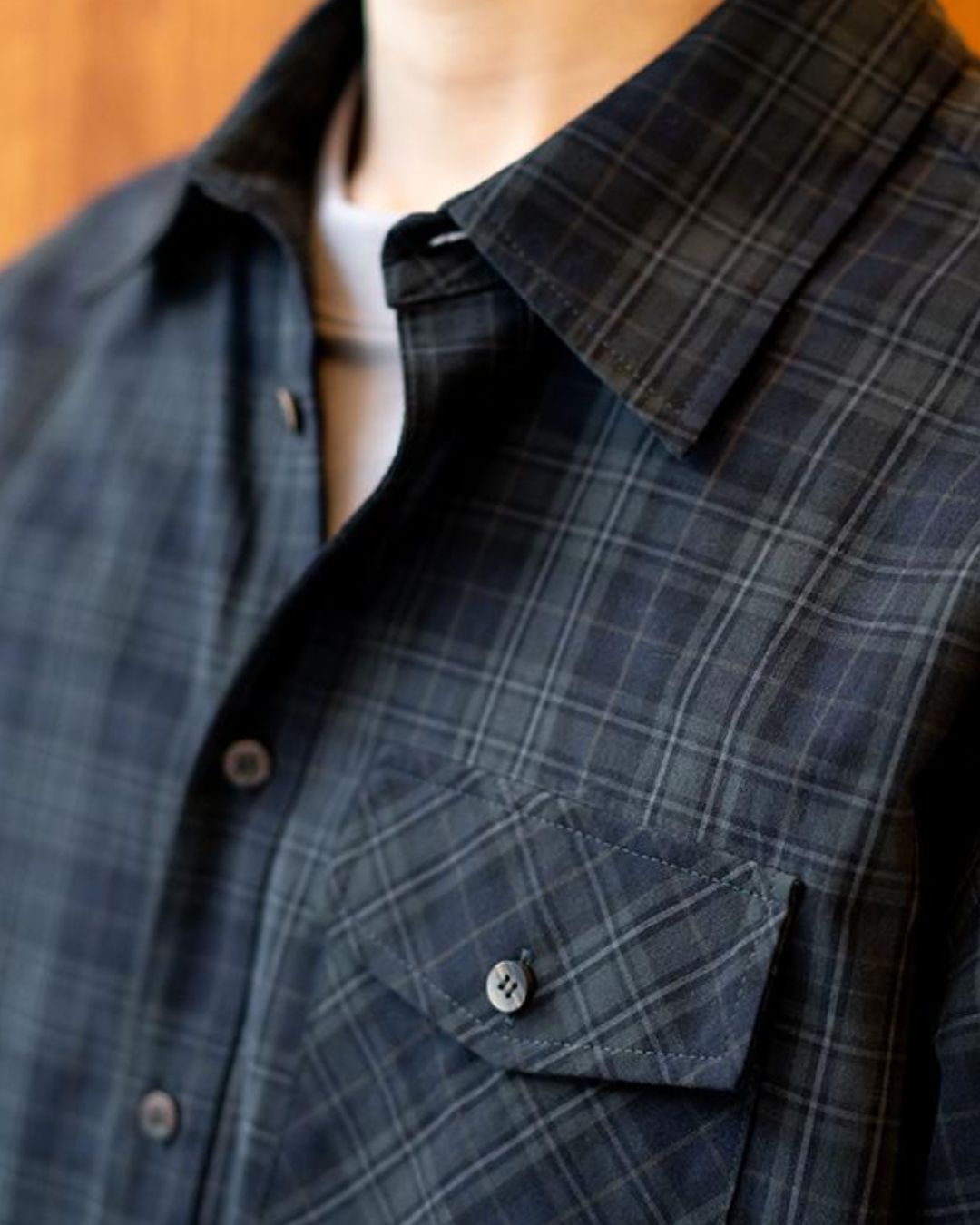 Tartan Check Loose Shirt　LS096
