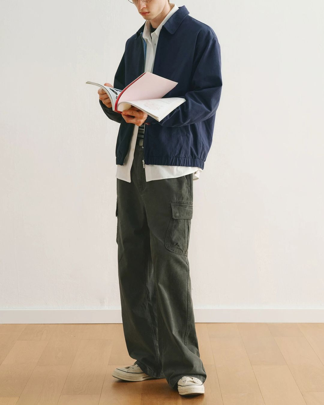 Washed Harrington Jacket　JK262