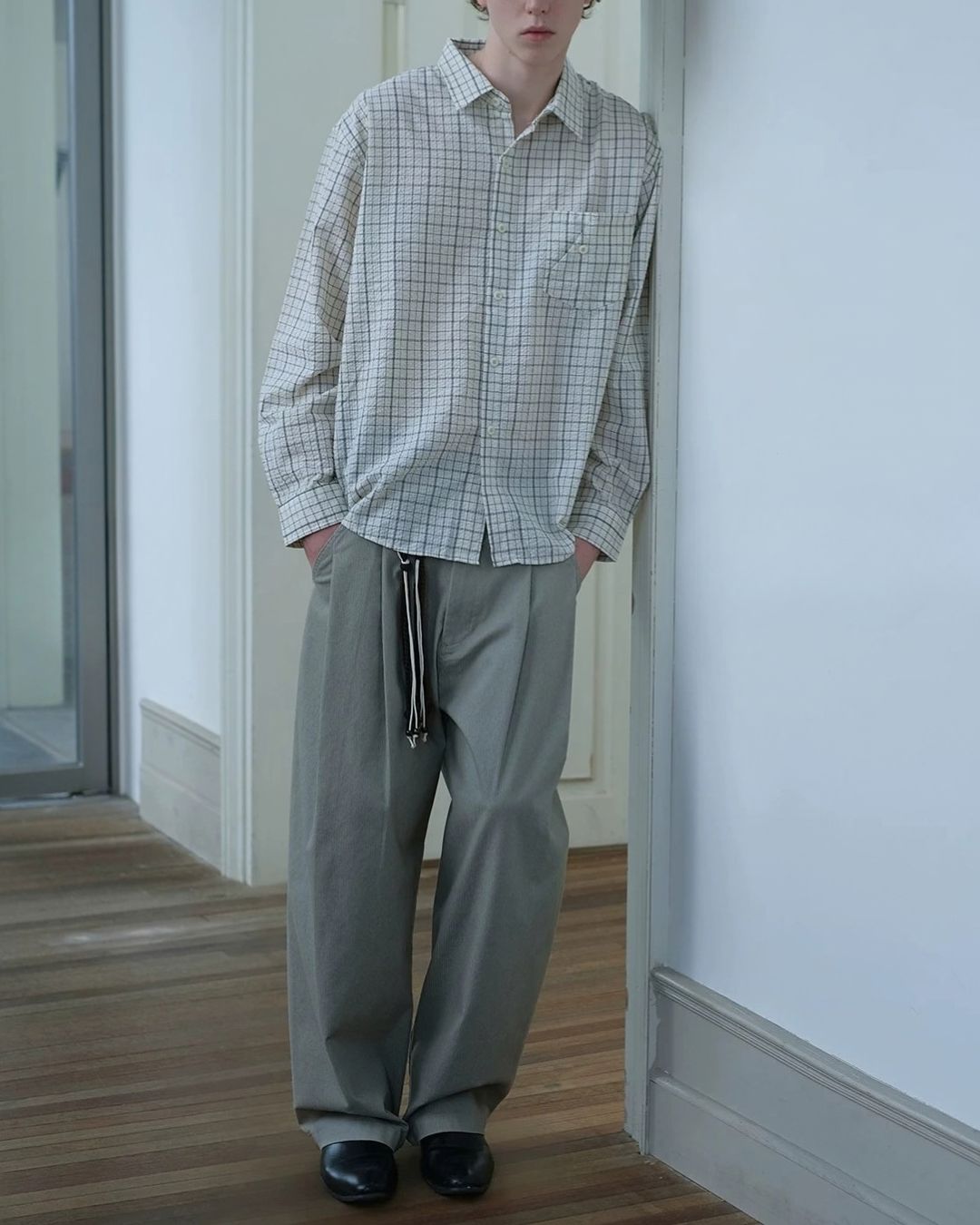 Relaxed Tuck Wide Pants　WP121