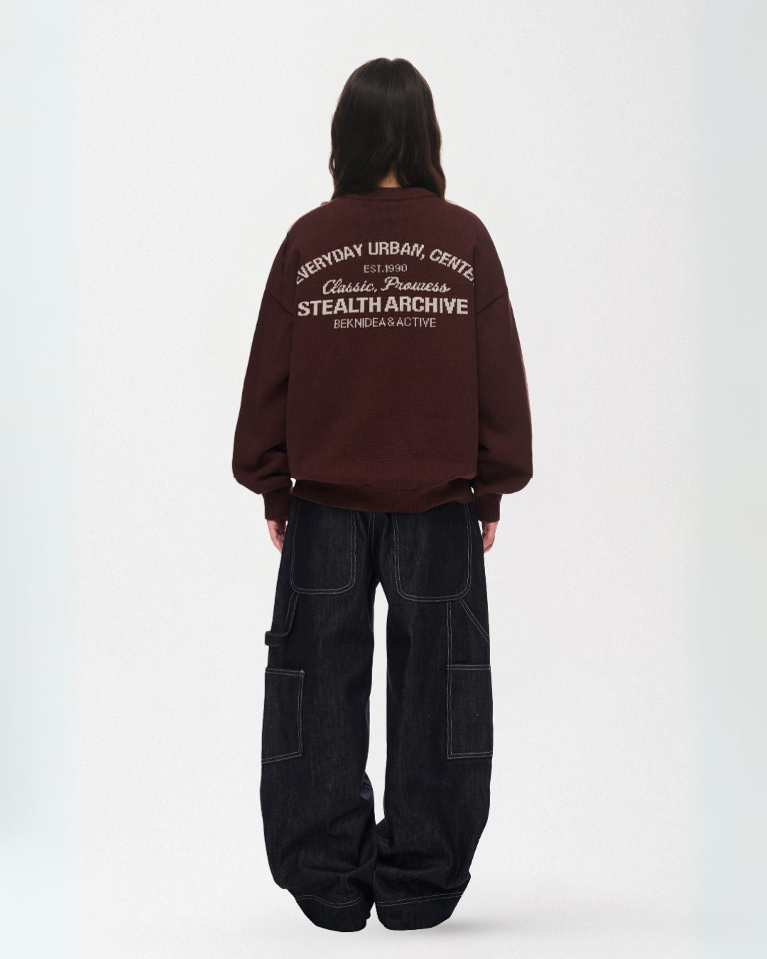 Jacquard Logo Sweater　KN050