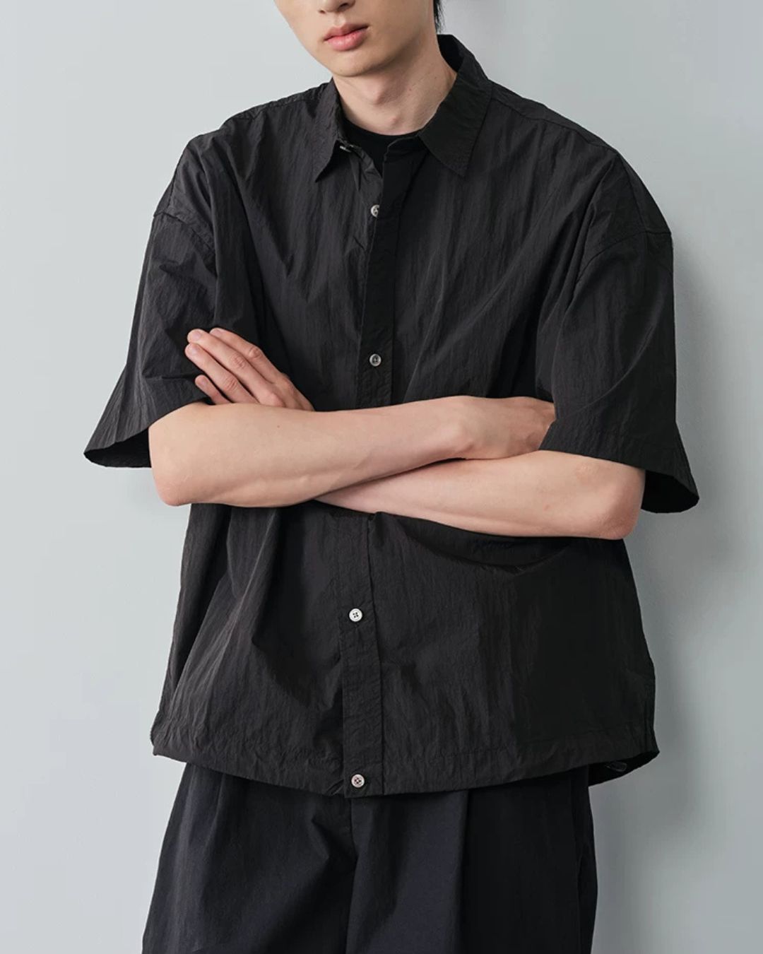 Drawstring Box Shirt　SS091