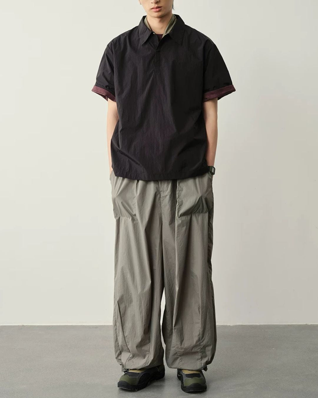 Half-Snap Button Shirt　SS081