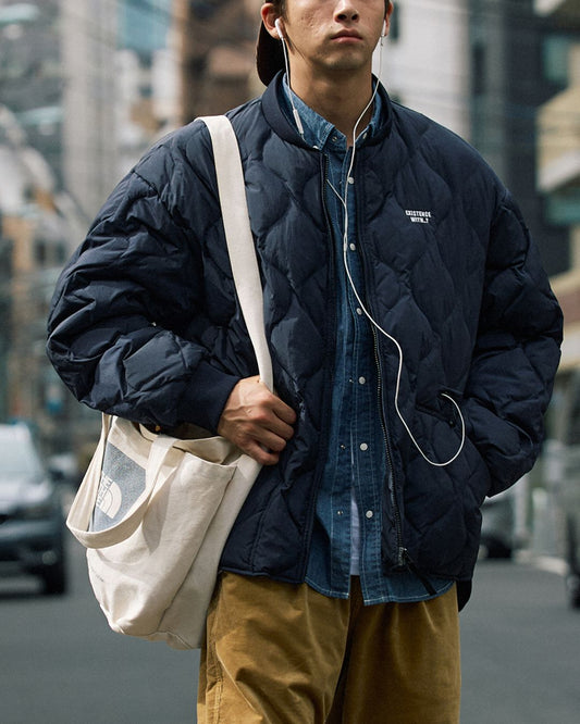 【一週間以内に発送】Quilted Down Jacket　JK199