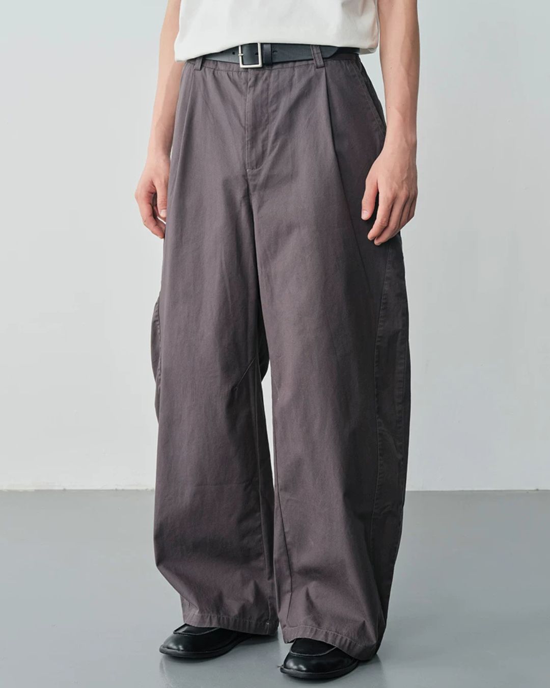 Structured Panel Wide Pants　WP115