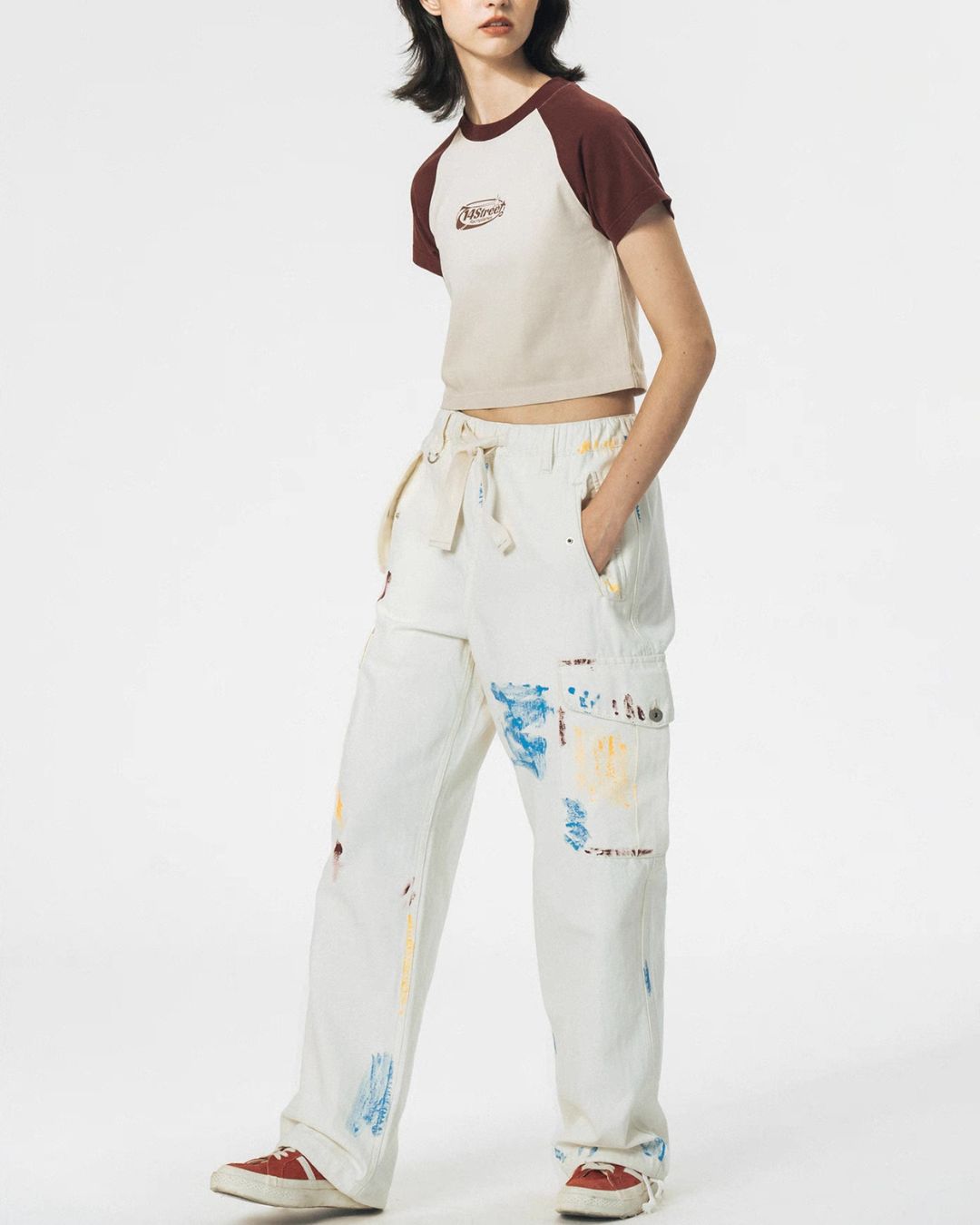 Painted Cargo Pants　WP066