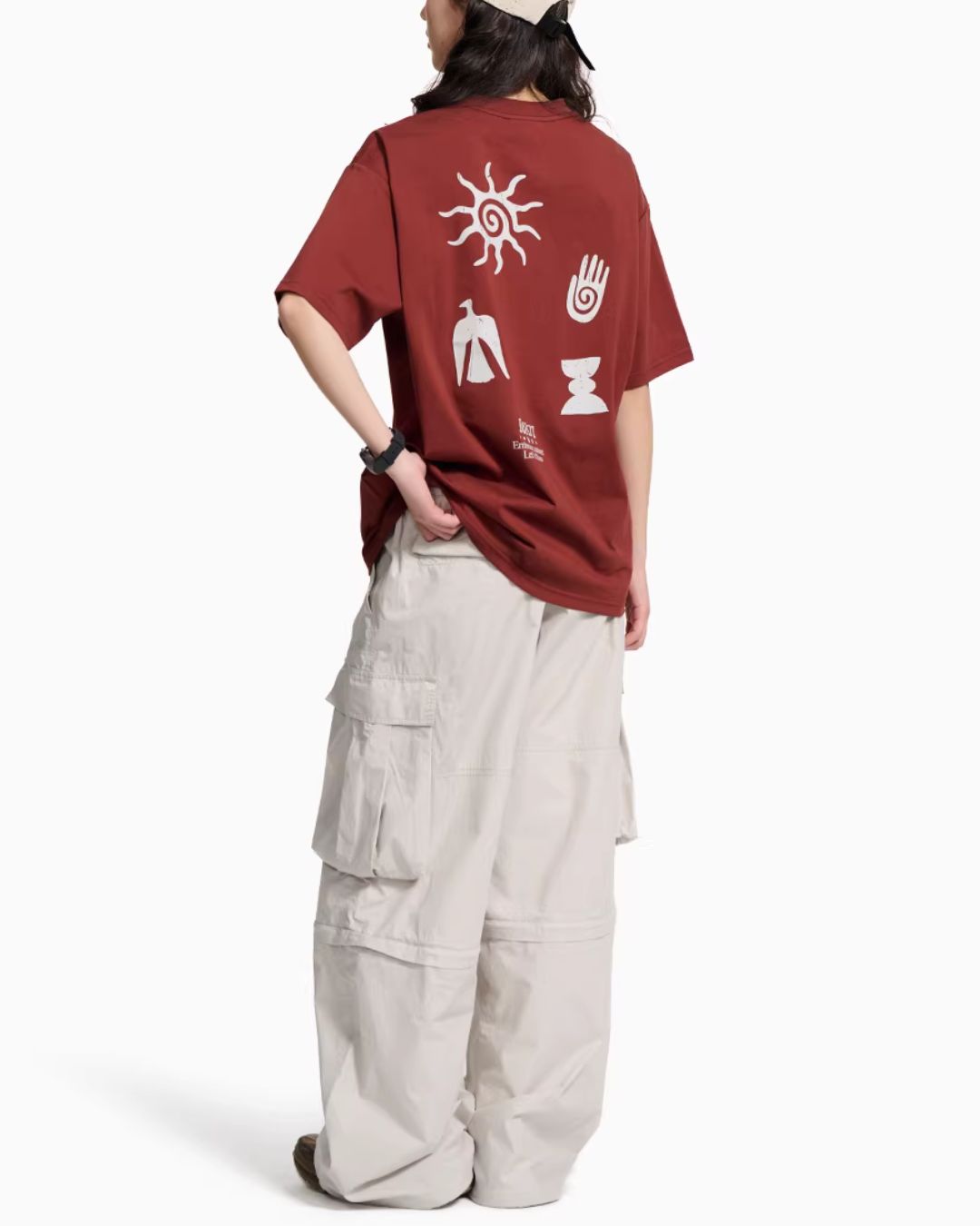 Retro Print Quick-dry T-shirt　ST179