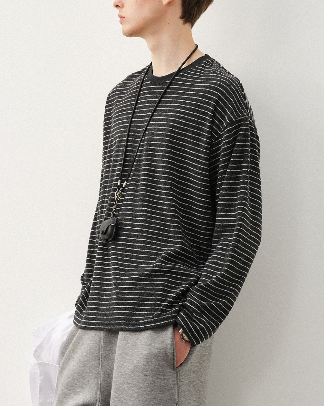 Terry Cloth Border T-shirt　LT069